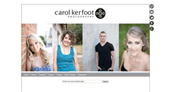 Desktop Screenshot of carolkerfootphotography.com